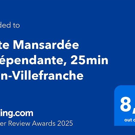 Suite Mansardee Independante, 25Min Lyon-Villefranche Chazay-d'Azergues 外观 照片